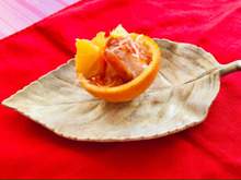 オシャレな干し柿と大根のなます!