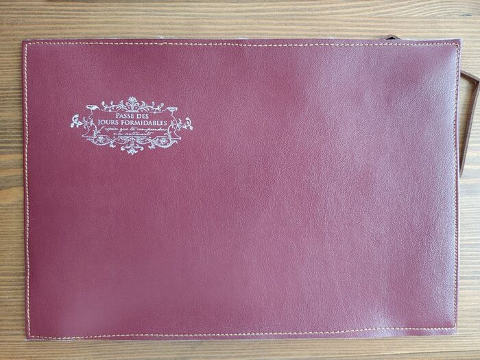 スタンプを押す