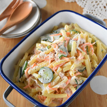 つまみ食いがとまらない♡お弁当にも!ツナ入りマカロニサラダ