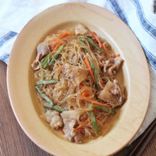 下味冷凍で簡単すぎ!お弁当にも嬉しい豚肉のチャプチェ【下味冷凍レシピ】