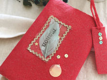 100均フェルトで★簡単ブックカバー