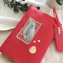 100均フェルトで★簡単ブックカバー