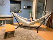 ハンモックを寝具として使う!家族の反応はいかに?