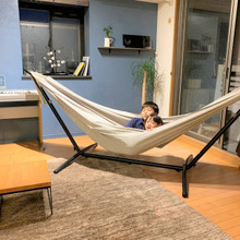 ハンモックを寝具として使う!家族の反応はいかに?