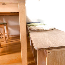 カラーボックスを椅子に〈リビングを広くする工夫〉