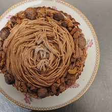 Tarte Montblanc モンブランみたいな、栗とマロンとくりのタルト