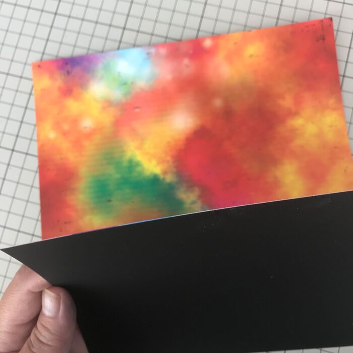 スクラッチボードに写す