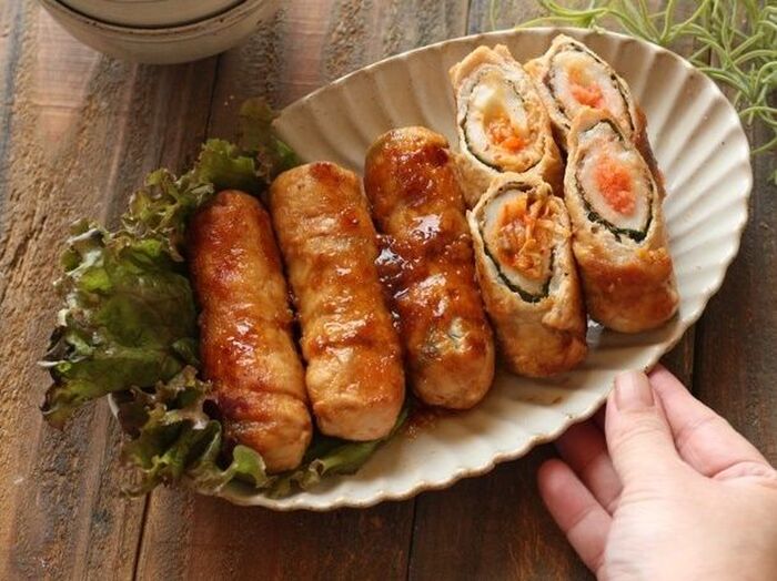 盛りつけ。