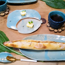 食物繊維たっぷり!きんぴらごぼう&バターフランスパン