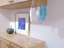 布マスクの「洗って干してそのまま使う場所」