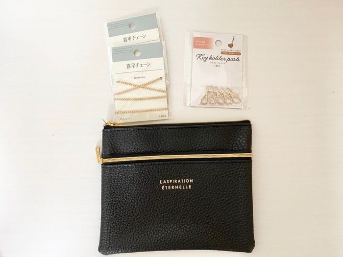 【材料】全てセリアで揃えました