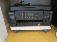 プリンターを動かせる無印良品の平台車。