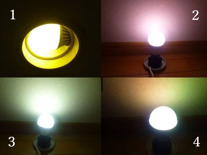 お手軽カラーLED電球