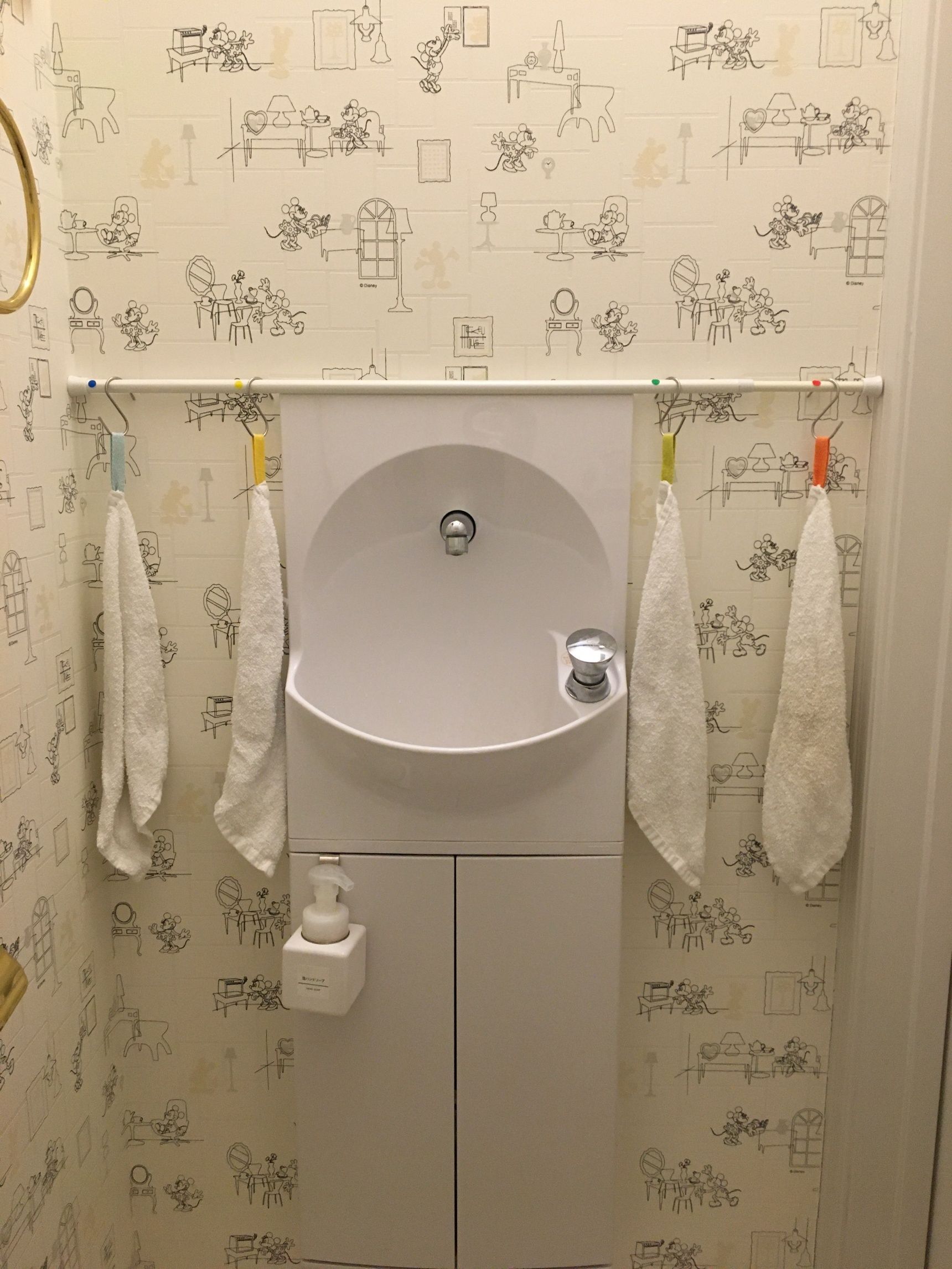 ④トイレのタオル対策