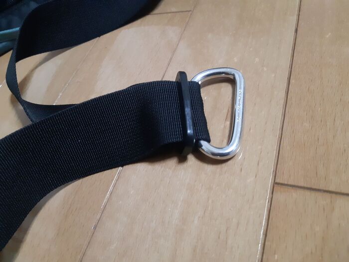 フック部を内側に