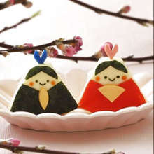 ひな祭りに♡三角チーズで作るお雛様♡