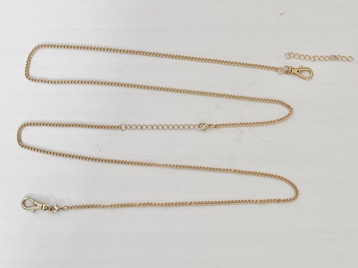 【作り方】①チェーンをつなぎます