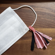 ハギレで洗えるマスクチャーム