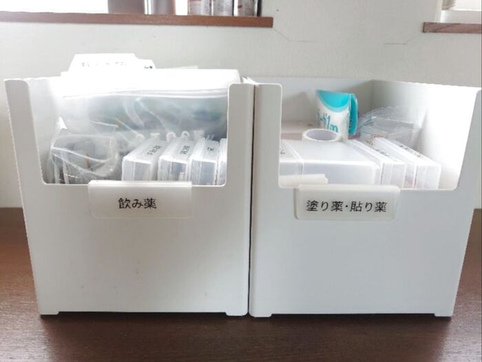 ラベリングで変わる!おクスリ収納