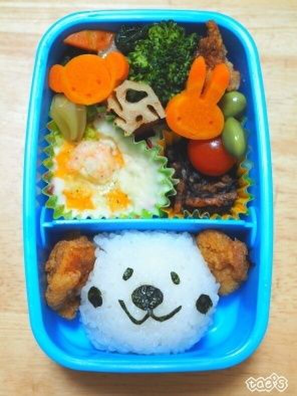 唐揚げワンワン弁当
