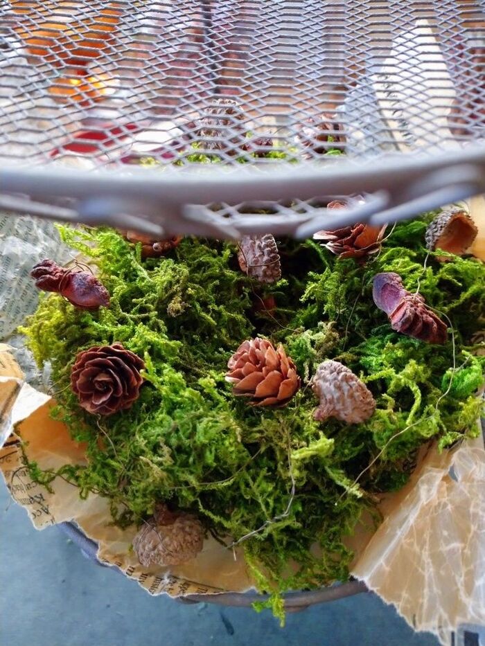 雑貨を作ろう♪簡単!お手軽!何ちゃってクリスマスリース作り!