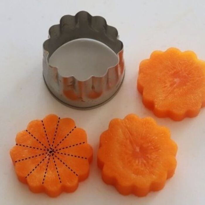 花弁が多いタイプの型で