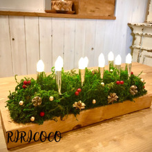【ダイソー商品とプチプラライトで作る】クリスマスディスプレイ☆
