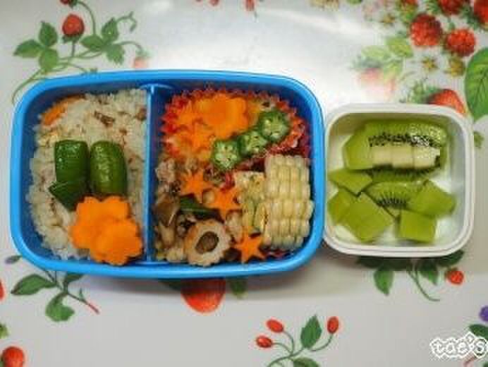 紅玉ねりシソ de 万願寺ごはん弁当