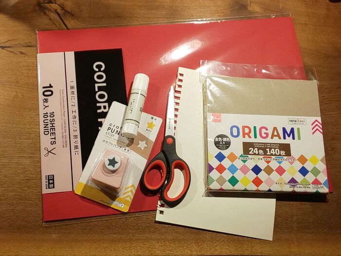 材料は全部¥100均で揃います