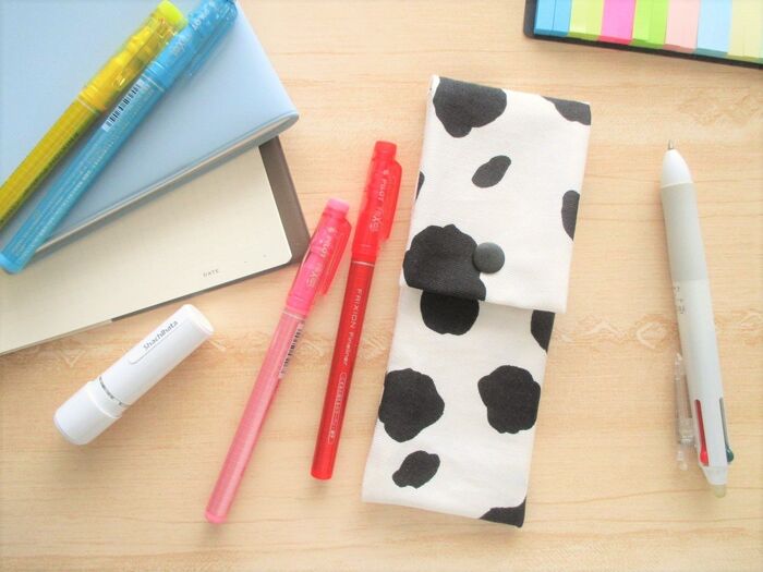 1枚の布で作る!裏地付きフラットペンケース