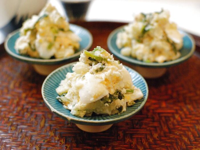 豚肉とほうれん草入りポテトサラダ