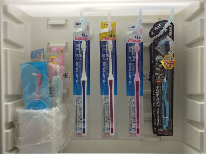 歯ブラシをスッキリ収納