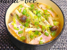 ほっこり美味しい♪キャベツたっぷり!コクうまバターお味噌汁