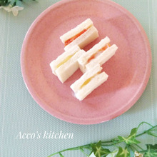 プチプラ☆簡単!低カロリー!ヨーグルトで作るフルーツサンド