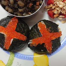 夕食!! ぺけぽんおにぎり!! イクラは高いのお話・・・・・