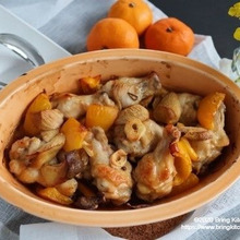 揉んで焼くだけ♪みかんチキンのオーブン焼き