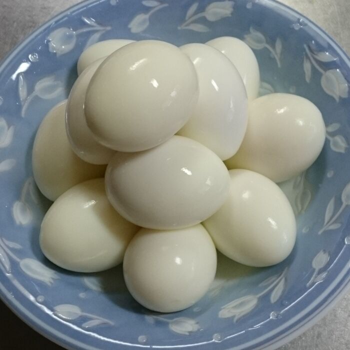つるんつるんゆで卵☆完成！！