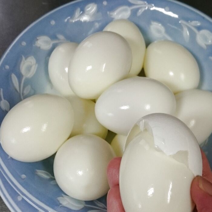 つるんッ☆キレイにむけるゆで卵♪卵を常温に戻さない編