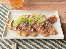 長いもの豚肉巻き