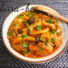 ケチャップで簡単♪アレでコクうま!鶏肉とキャベツのトマト煮込み