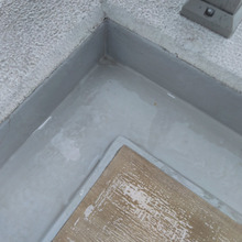 ベランダの排水エリア、これでピカピカ☆