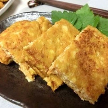 ふわっふわ♪ 人参と豆腐のたまご焼き風チヂミ