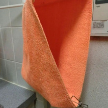 タオル掛けとピンチで☆ キッチンタオルを乾きやすく♪