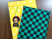 全集中で勉強やる気アップ☆鬼滅の刃☆ブックカバー&しおり☆縫わないで作る方法も!