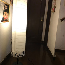 和室のライトも貼り替え