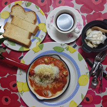 🎶✨✨✨🎶 Shakushuka「シャクシュカ」という朝食 🎶✨✨✨🎶