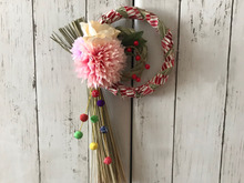 15分DIY!! 100均商品たった4つとハギレで大正ロマン風しめ縄リメイク