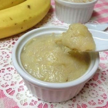 材料2つ☆ れんこんとバナナのババロア風