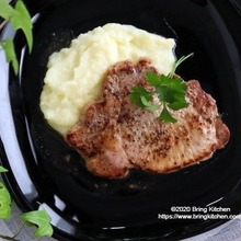 材料2つでご馳走♡豚肉のハーブソテー ミルクポテト添え