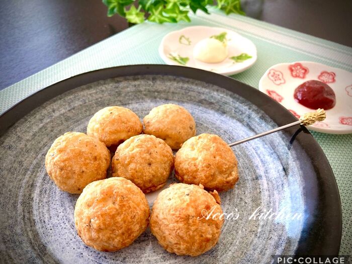 たこ焼き器で「まん丸チキンナゲット」作ろう♬